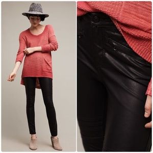 Pilcro Vegan Leather Moto Pants - 28P